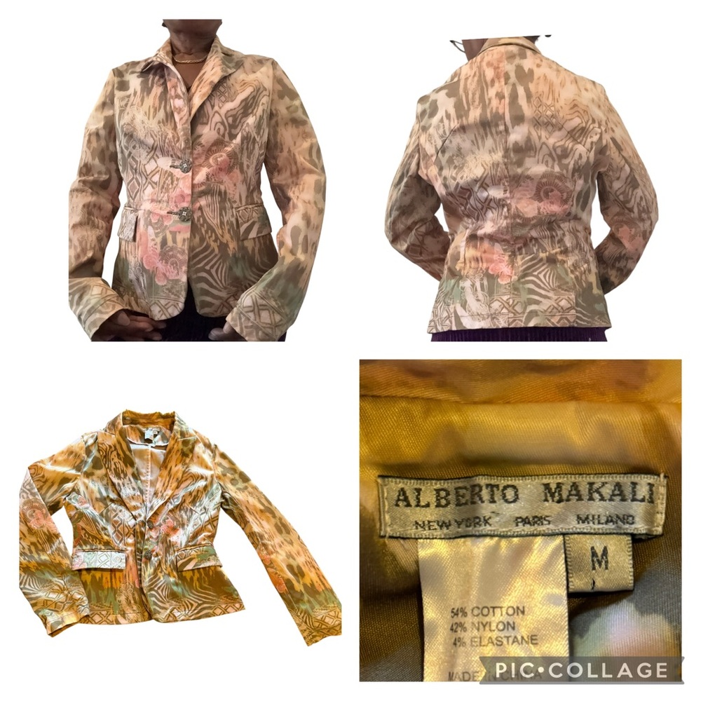Alberto Makali Women's Floral Patterned Blazer